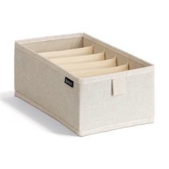 Bigso Box - Gøteborg Skuffeopbevaring - 6 rum, Smal - Beige
